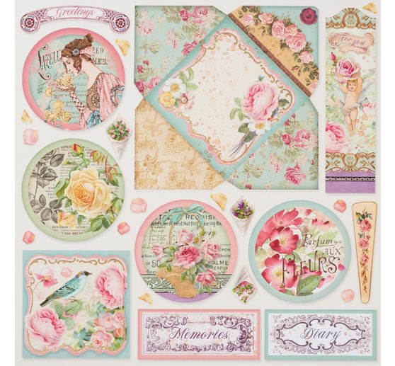 Scrapbook blok "Rose Parfum"