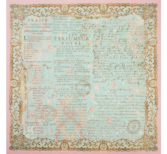 Scrapbook blok "Rose Parfum"