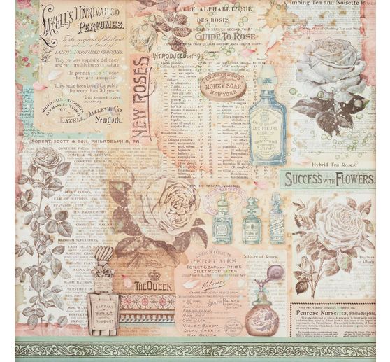 Scrapbook blok "Rose Parfum"