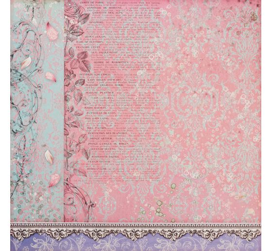 Scrapbook blok "Rose Parfum"
