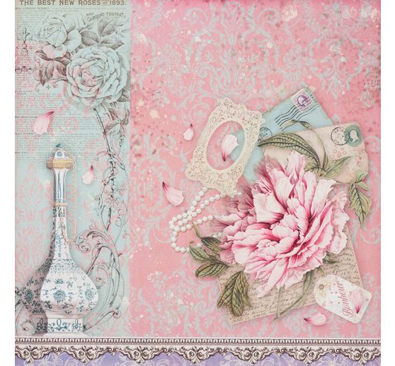 Scrapbook blok "Rose Parfum"