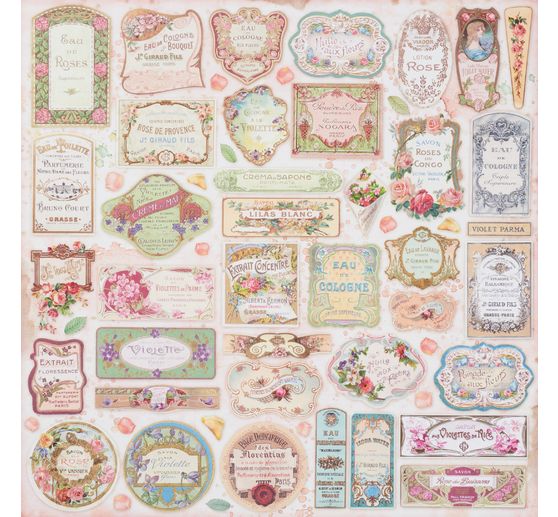 Scrapbook blok "Rose Parfum"