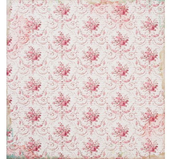 Scrapbook-Block "Rose Parfum Backgrounds"
