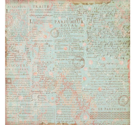 Scrapbook-Block "Rose Parfum Backgrounds"