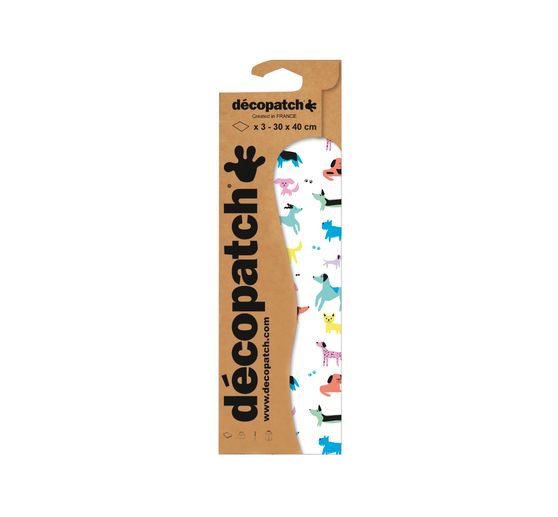 Décopatch paper fluorescent "Dogs"