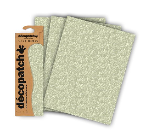 Décopatch papier "Flying Dots Khaki"