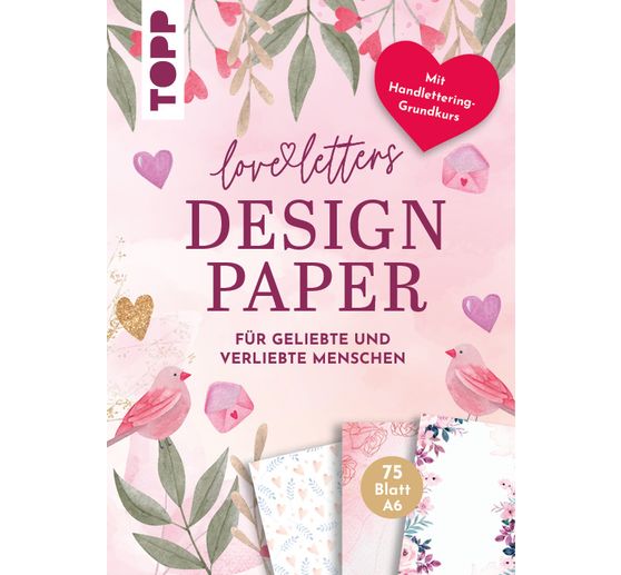 Handlettering Design Paper Block « Love Letters »