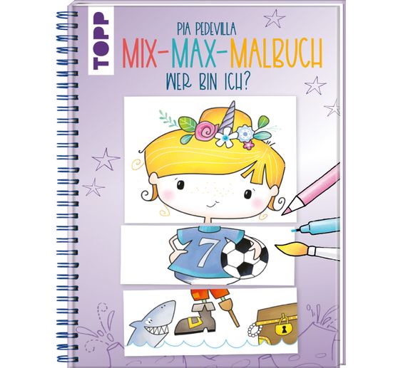 Livre « Mix-Max-Malbuch Wer bin ich? »