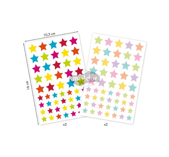 Sticker "Sterne bunt"