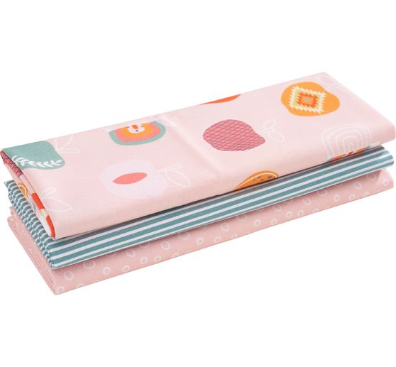 Assortiment de tissus Bea Lena « Pommes multicolores »