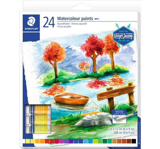 Tubes de peinture aquarelle STAEDTLER « Watercolour »