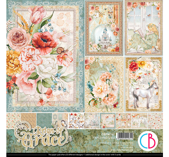 Scrapbook paper "Reign of Grace"