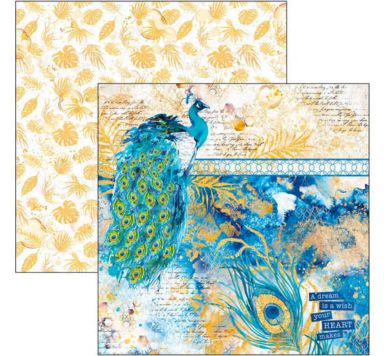 Papier de scrapbooking « Indigo »