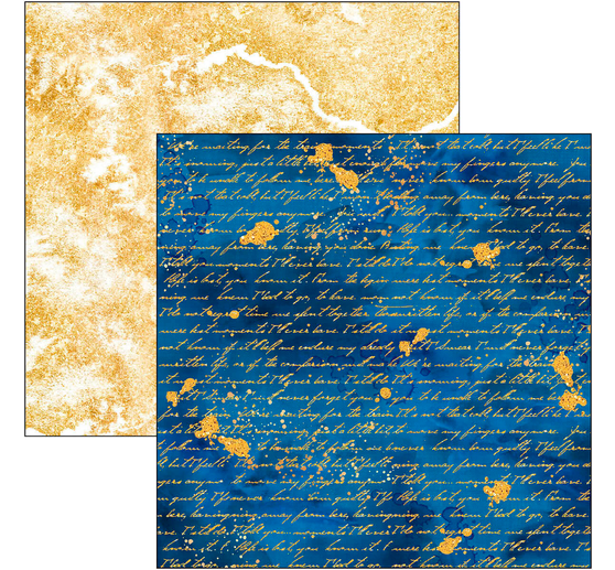 Papier de scrapbooking « Indigo »