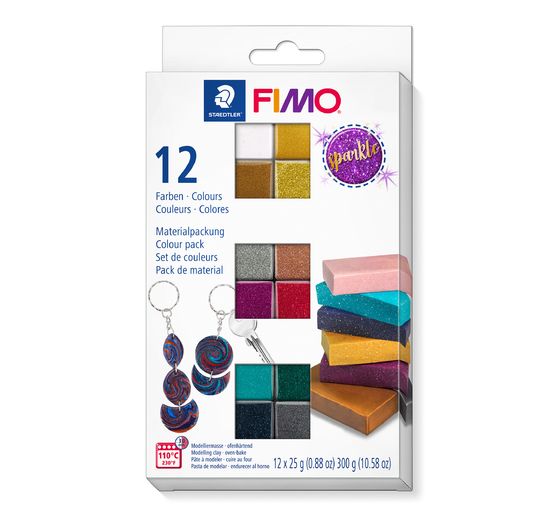 FIMO soft Materiaal pakket "Effect Sparkle"