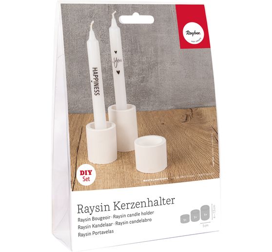 Creatieve set "Raysin kaarsenhouder"