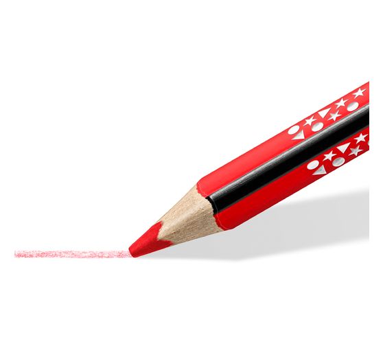 Crayons de couleur STAEDTLER Noris colour « Jumbo », set de 9 + 1 gratuit