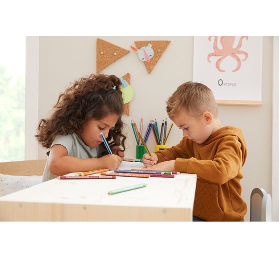 Crayons de couleur STAEDTLER Noris colour « Jumbo », set de 9 + 1 gratuit