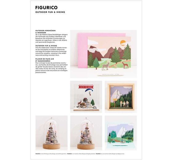 Rico Design Paper backdrop block "FIGURICO"