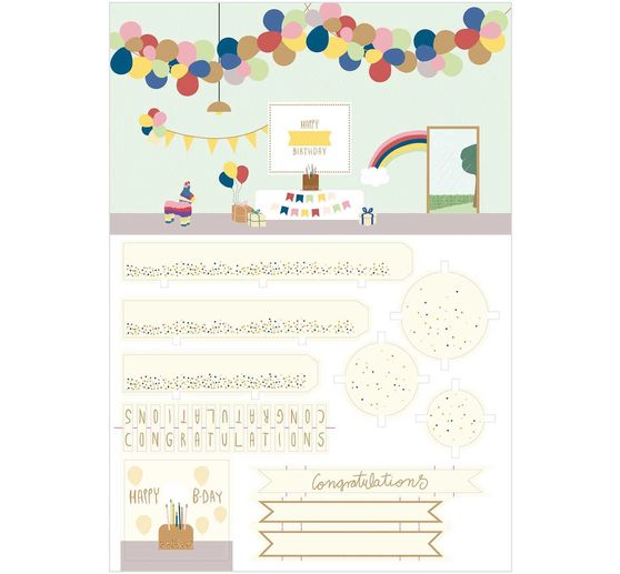 Rico Design Paper backdrop block "FIGURICO"