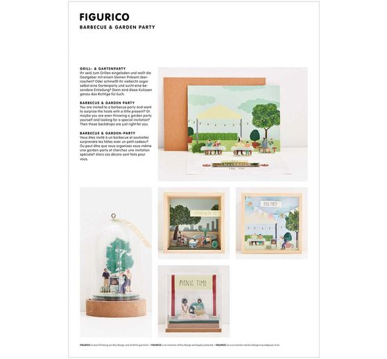 Rico Design Paper backdrop block "FIGURICO"