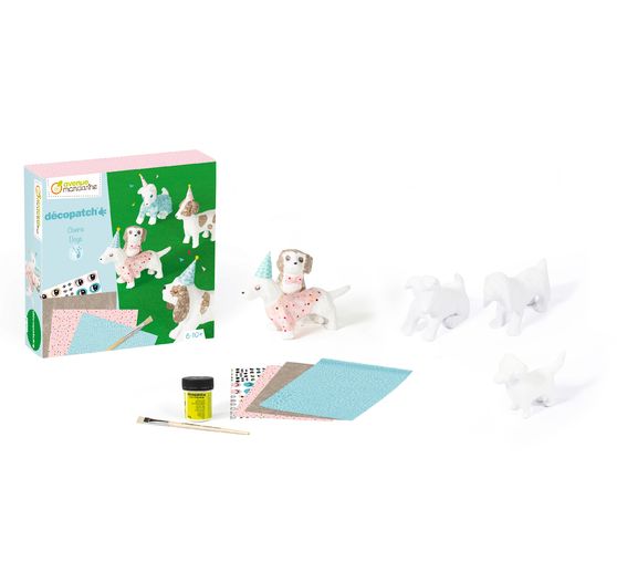Coffret créatif Avenue Mandarine « Décopatch – Chiens »