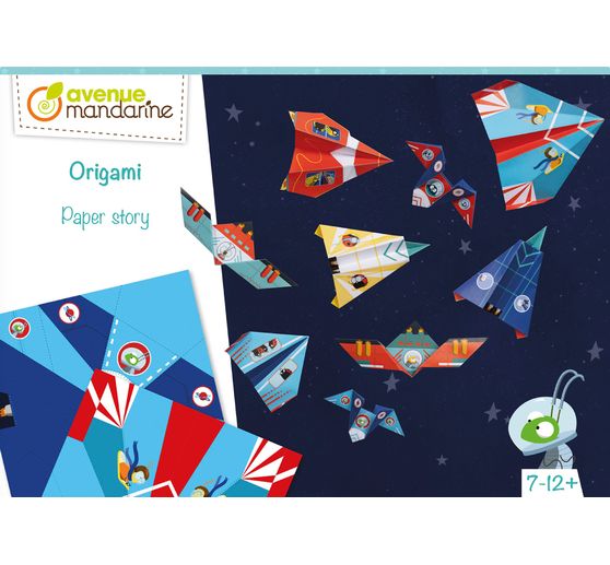 Boîte créative Avenue Mandarine « Origami – Avions et fusées »
