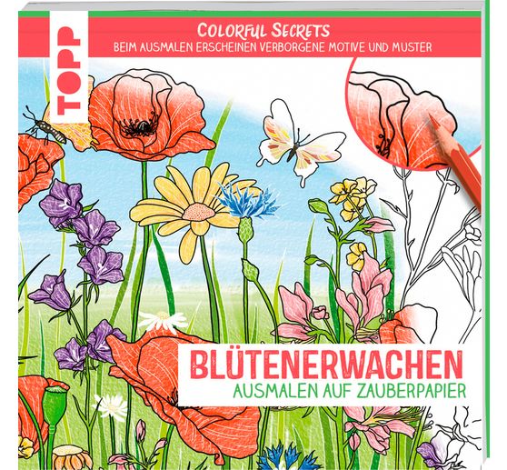 Boek "Colorful Secrets - Blütenerwachen (Ausmalen auf Zauberpapier)"