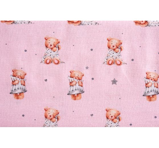 Cotton fabric "Sleep bear"