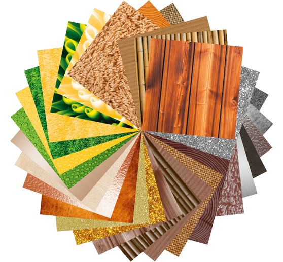 Vouwpapier assortiment "Nature"