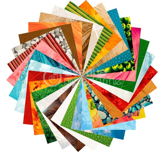 Vouwpapier assortiment "Nature"