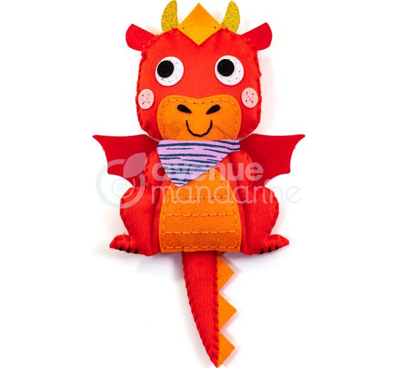 Naaien knutselpakket Little Couz'In "Dragon Aaron"
