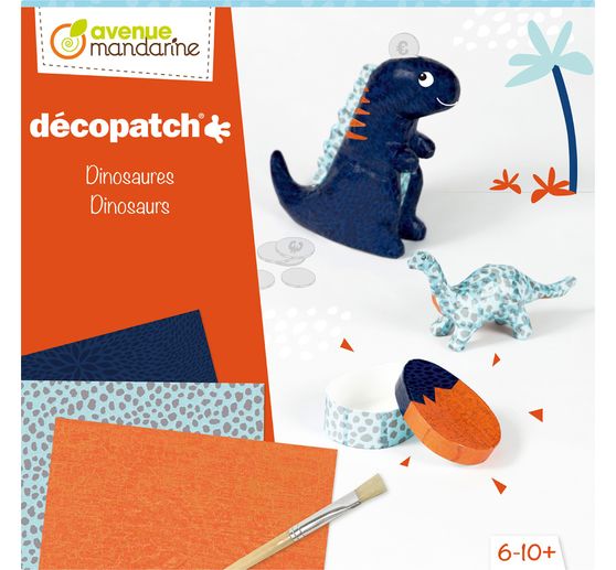 Coffret créatif Avenue Mandarine « Décopatch – Dinosaure »