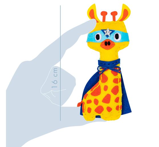 Naaien knutselpakket Mini Couz'In "Giraffe Pedro"