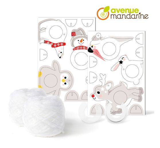 Creative box "Pompom Christmas pendant"