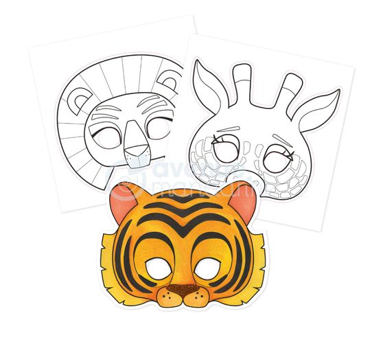 Masker kleurboek Graffy Pop "Dieren"