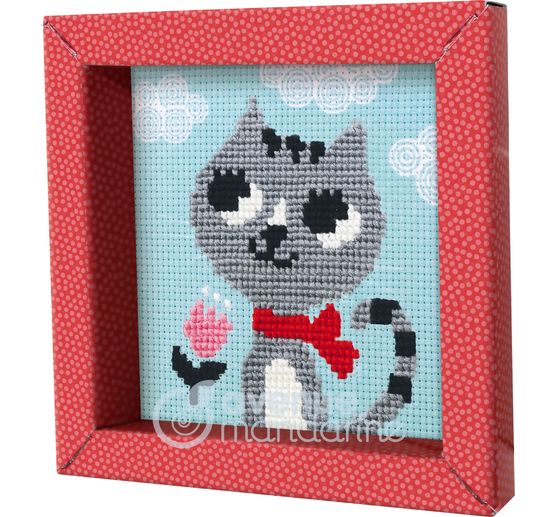 Kit de broderie Avenue Mandarine « Pix' Gallery – Chat »