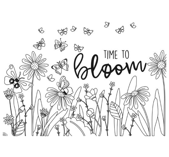 Modèles de décorations de fenêtre « Bloom & Grow »