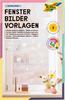Window decoration templates "Bloom & Grow"