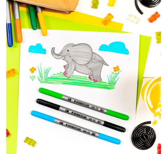 STAEDTLER Noris "Doppelfasermaler"