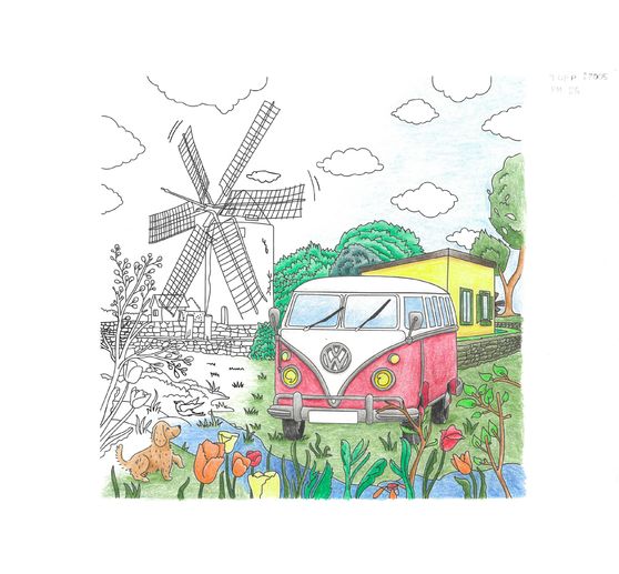 Livre « Colorful World - Mit dem Bulli um die Welt »