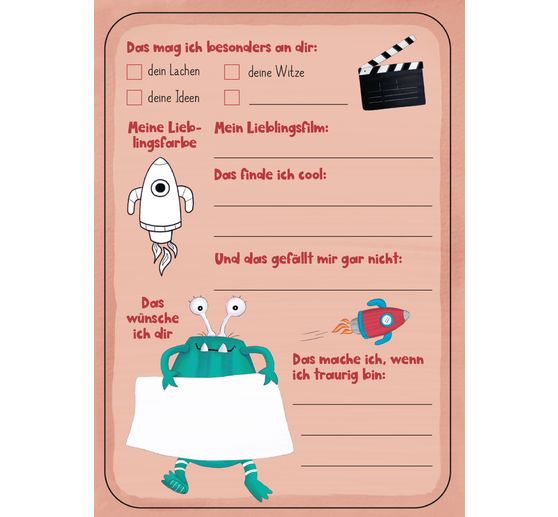Freundebuch "Meine monstermäßigen Freunde"