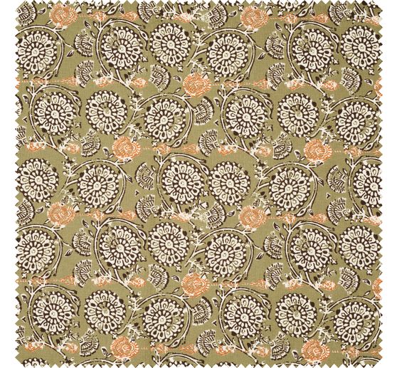 Cotton fabric "Jivana-Khaki"