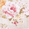 Motief stof linnen look "Roso"