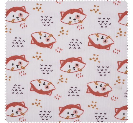Jersey fabric "Little fox"