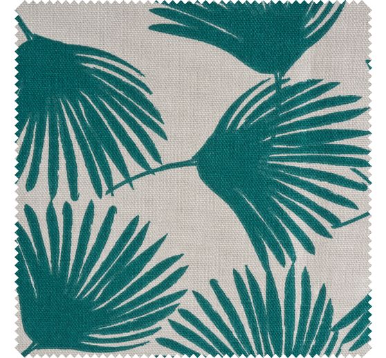 Half panama fabric "Palm leaves"