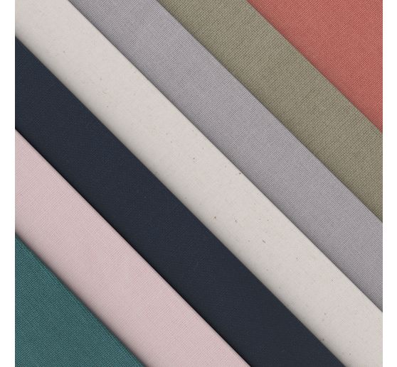 Katoenen stof "Uni" Polyester gecoat