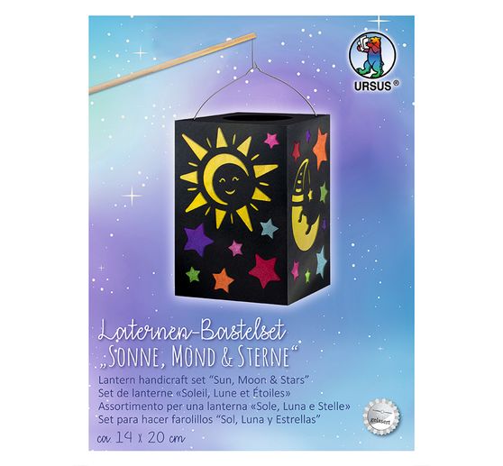 Lantaarns-"Zonne,Moon & Stars craft set"