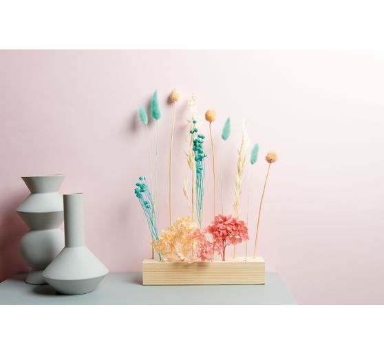 Rico Design houten standaard voor droogbloemen, 21 x 4 x 5 cm