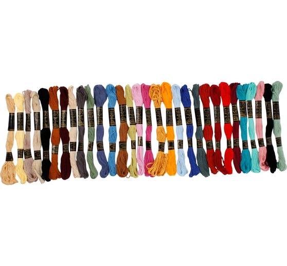 Stickgarnset "Sortierte Farben"